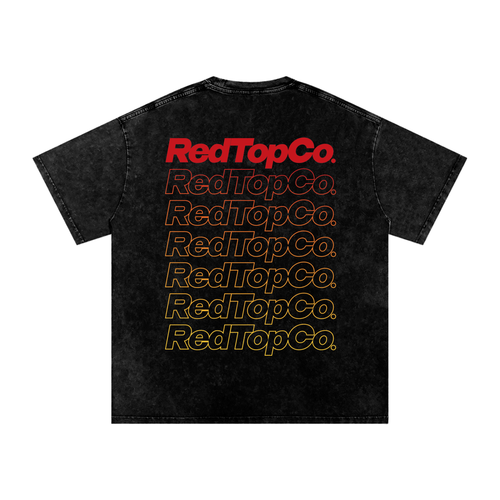 RedTopCo. Typography Tee Black