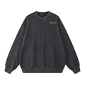 RedTopCo. Typography Sweatshirt Black