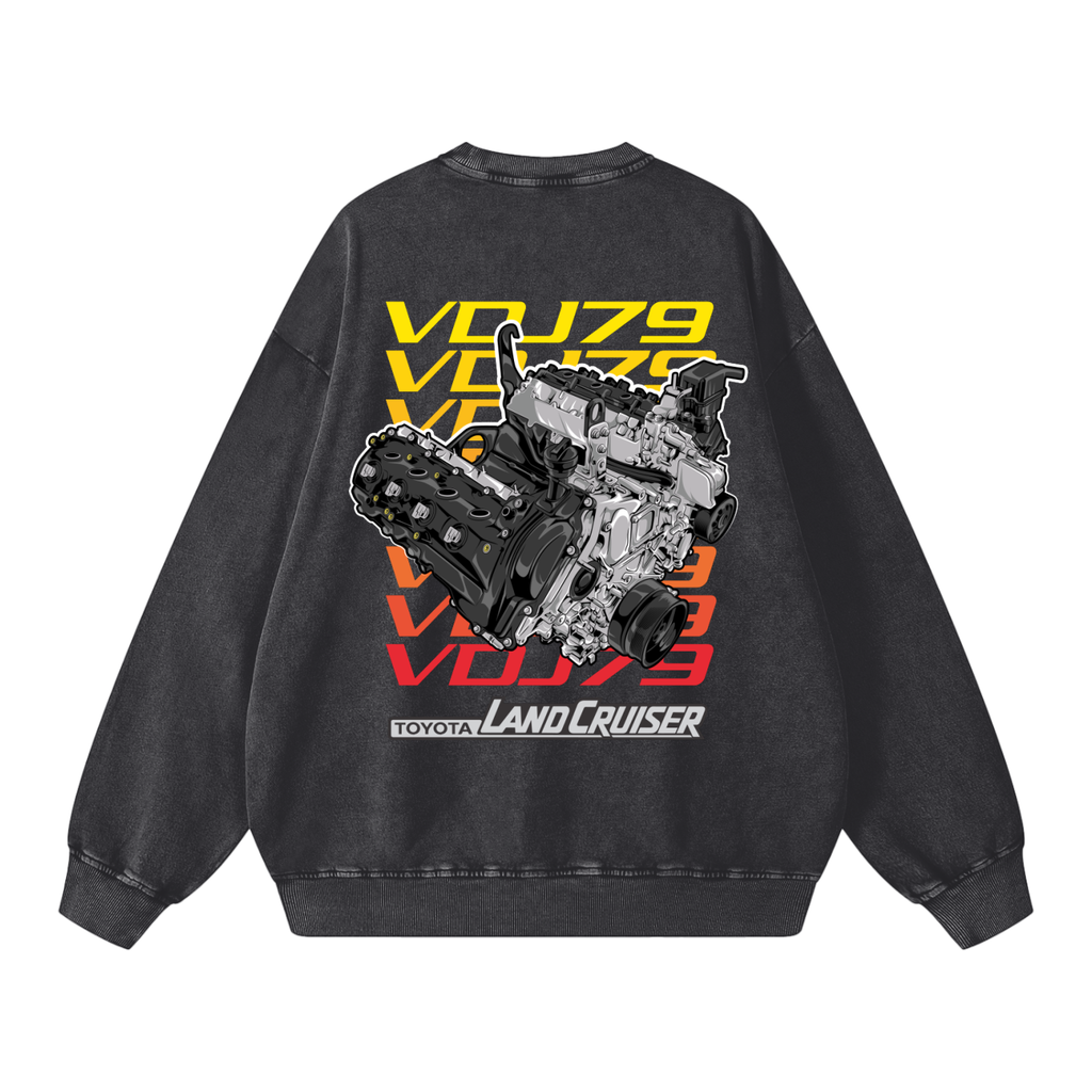 RedTopCo. Engine Sweatshirt Black