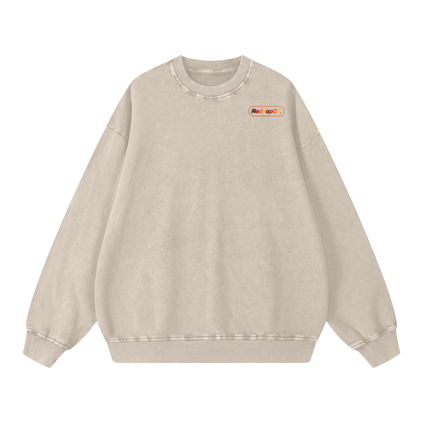 RedTopCo. Engine Sweatshirt White
