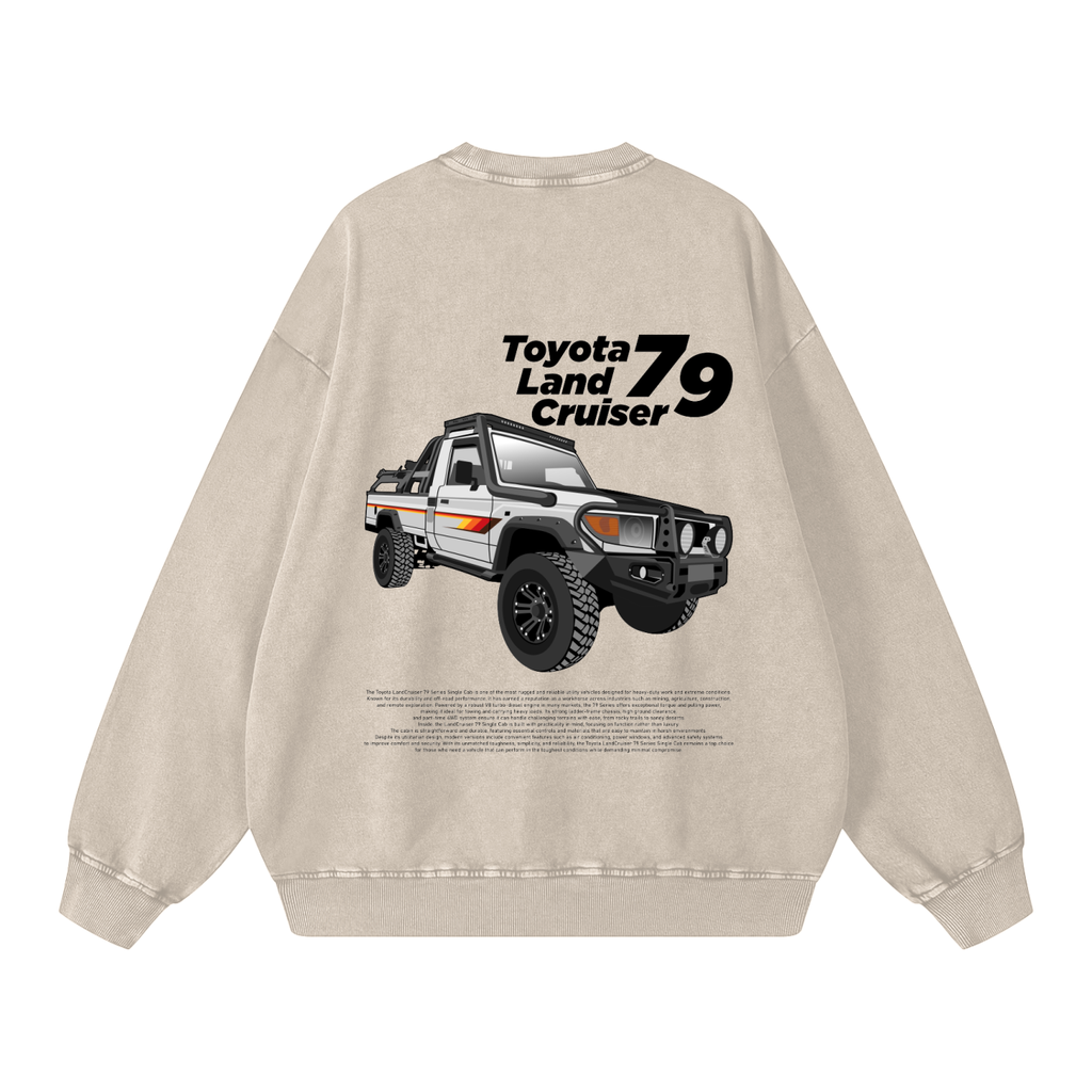 RedTopCo. Legacy Rig Sweatshirt White