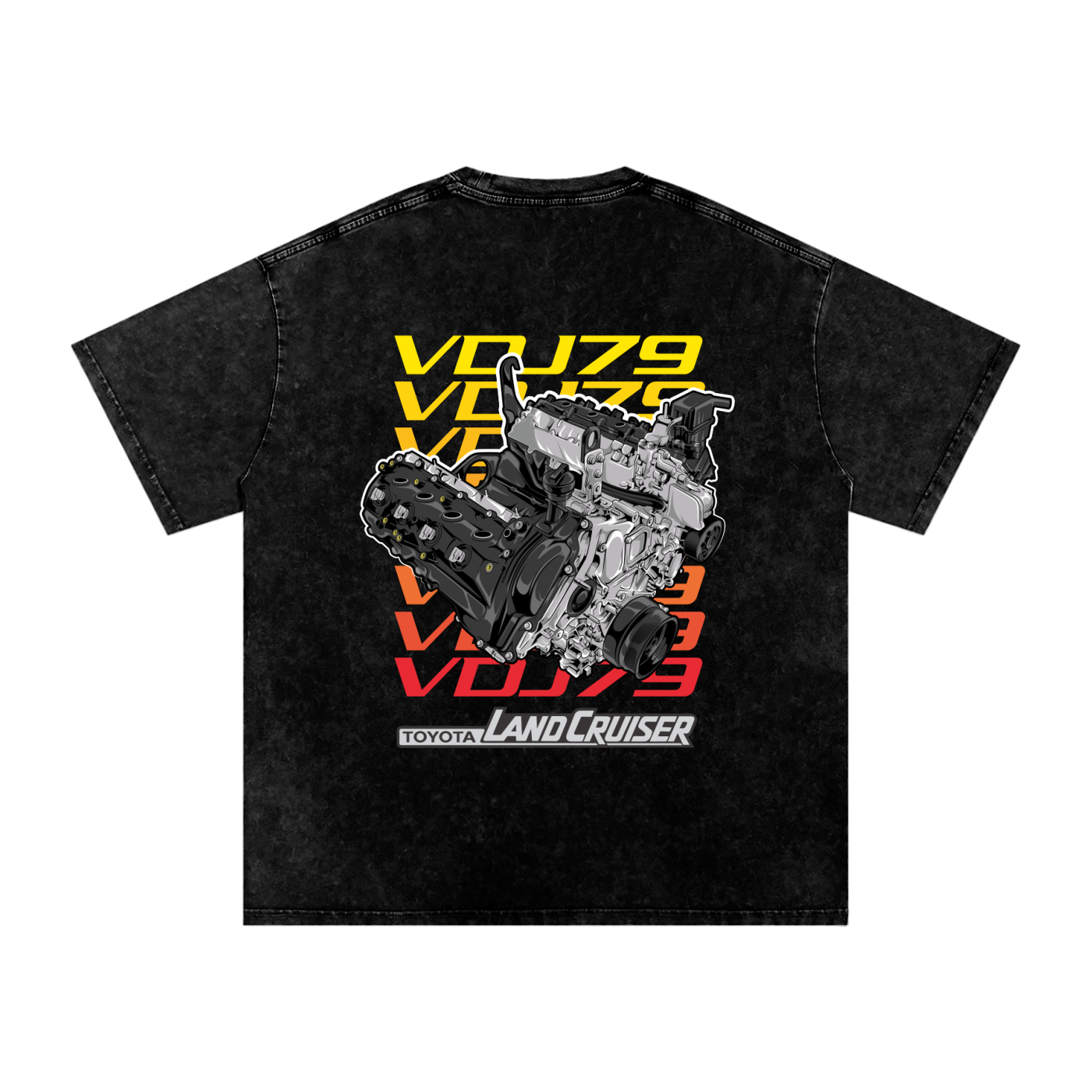 RedTopCo. Engine Tee Black